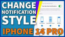 change notification style iphone 14 pro 12