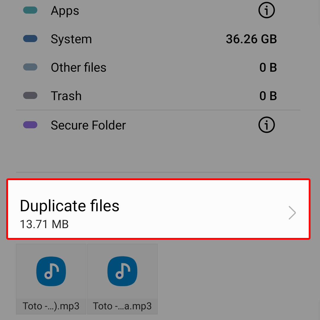 delete duplicate files galaxy zflip4 4