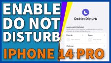 enable schedule do not disturb iphone 14 pro 17