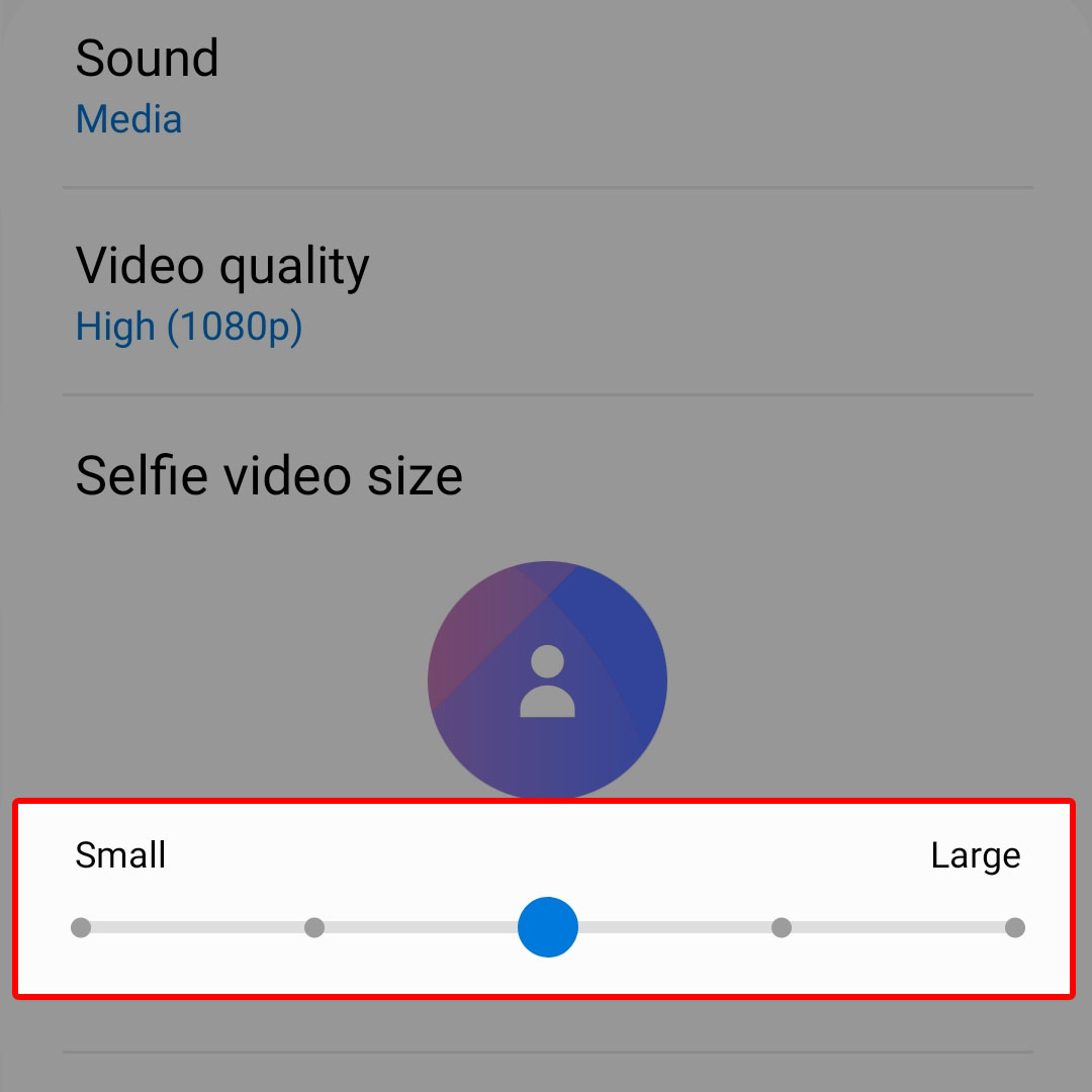 galaxy zflip4 selfie video size 4