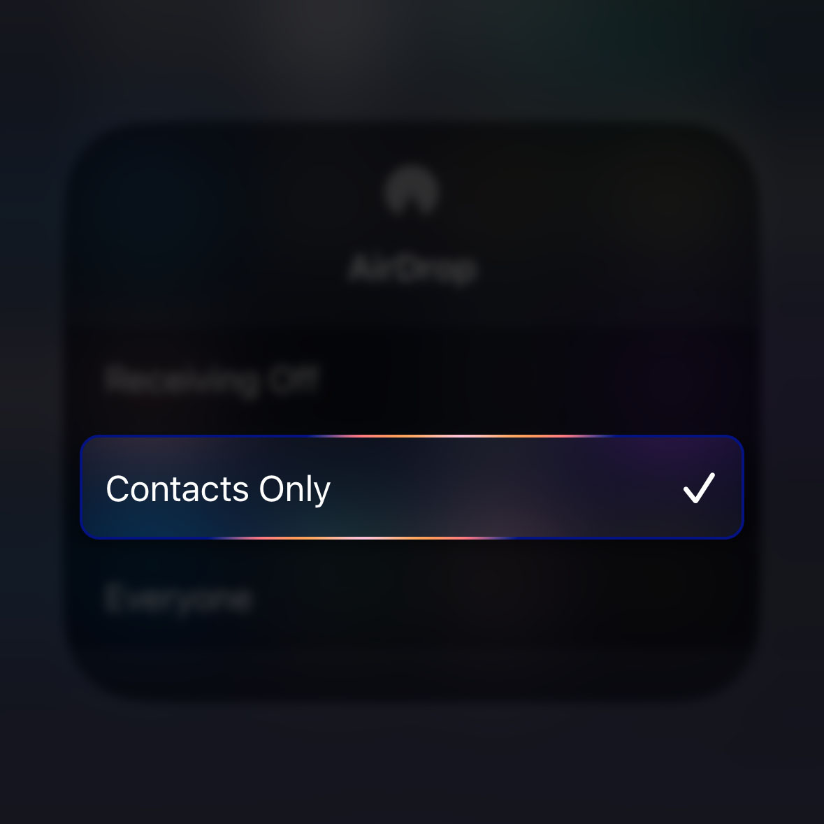 limit airdrop to contacts only iphone 14 pro 5