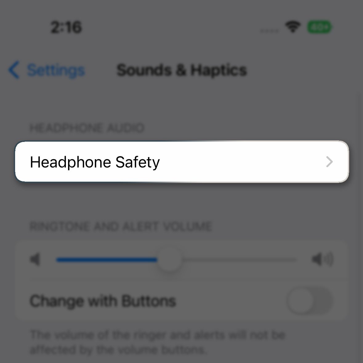 reduce loud sounds iphone 14 pro 3
