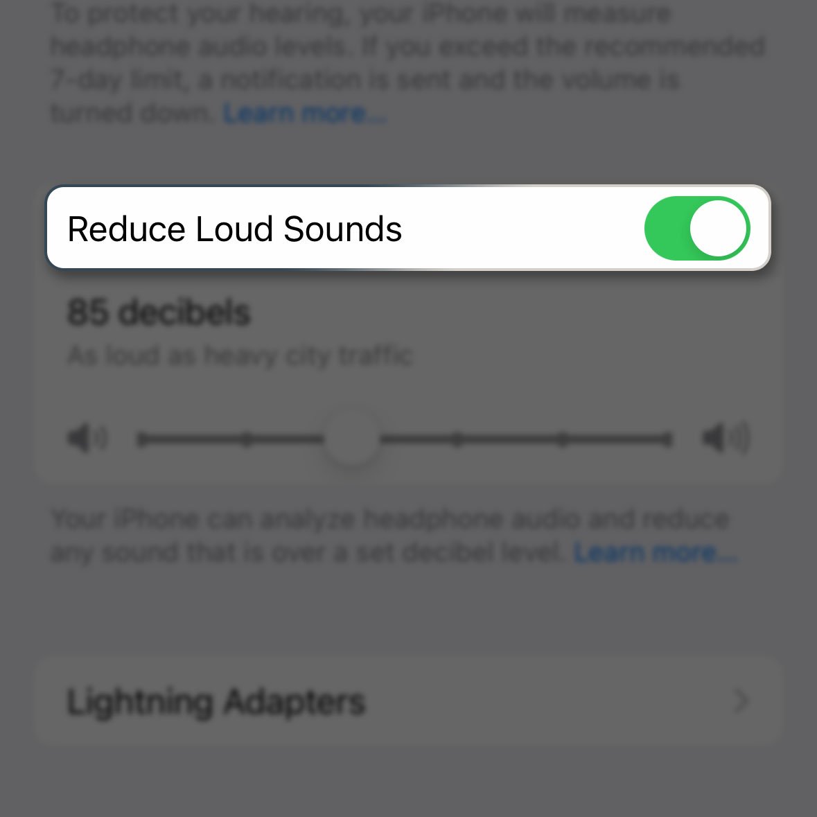reduce loud sounds iphone 14 pro 4