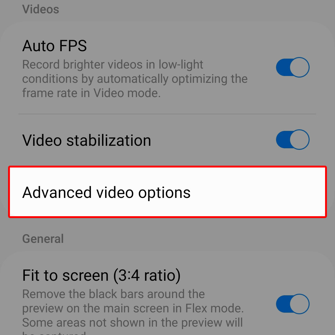 reduce video file size galaxy zflip45