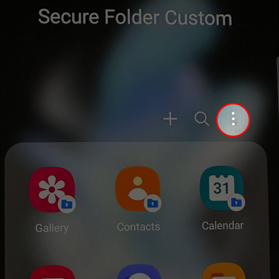 reset galaxy zflip4 secure folder2