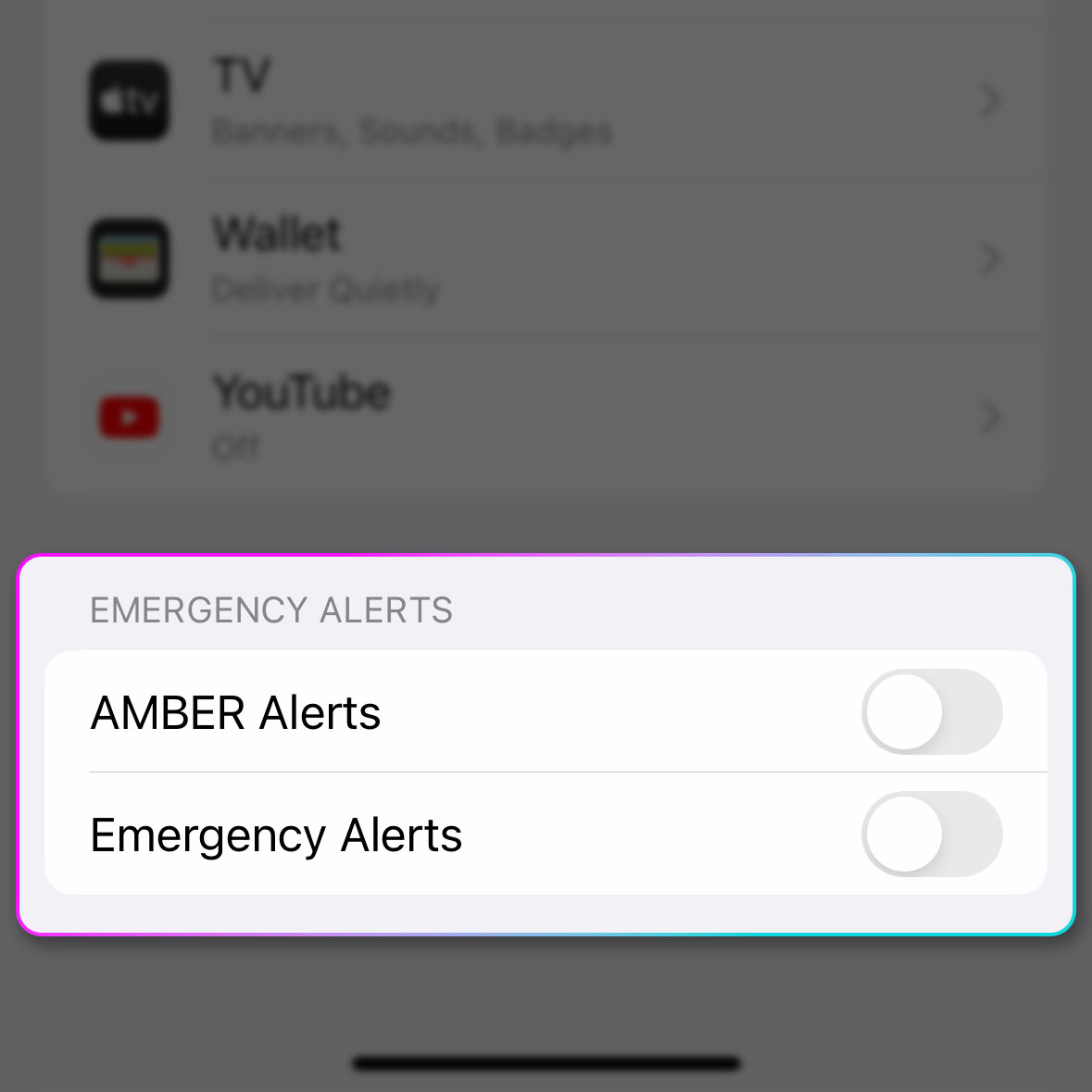turn off emergency alerts iphone 14 pro 3