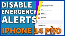 turn off emergency alerts iphone 14 pro 6