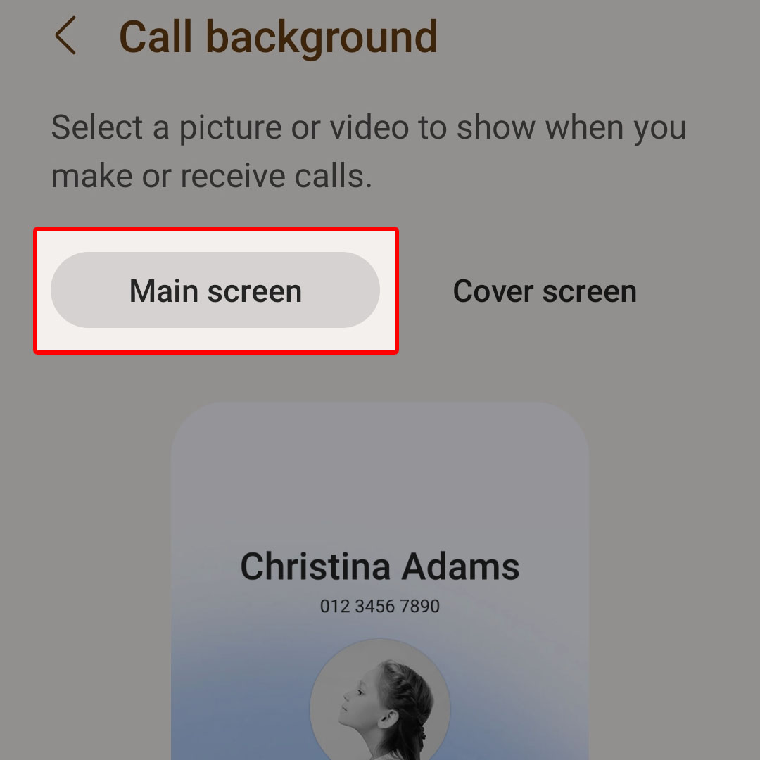 How to Customize Call Background on Galaxy Z Flip4