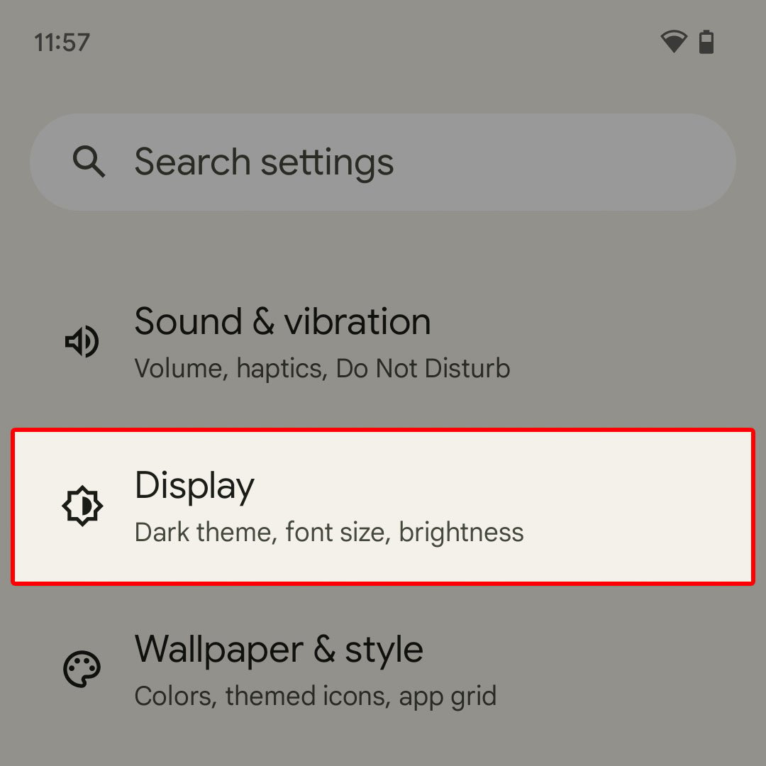 enable bold text google pixel7 display2