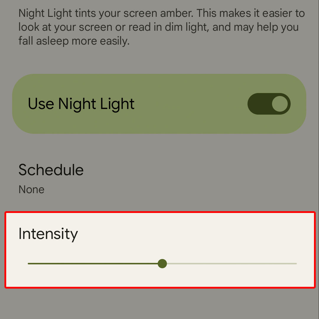 enable google pixel7 night light10