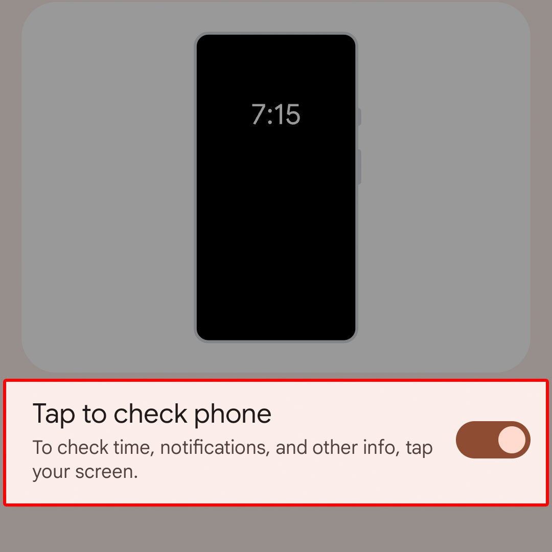 google pixel7 tap to check phone5