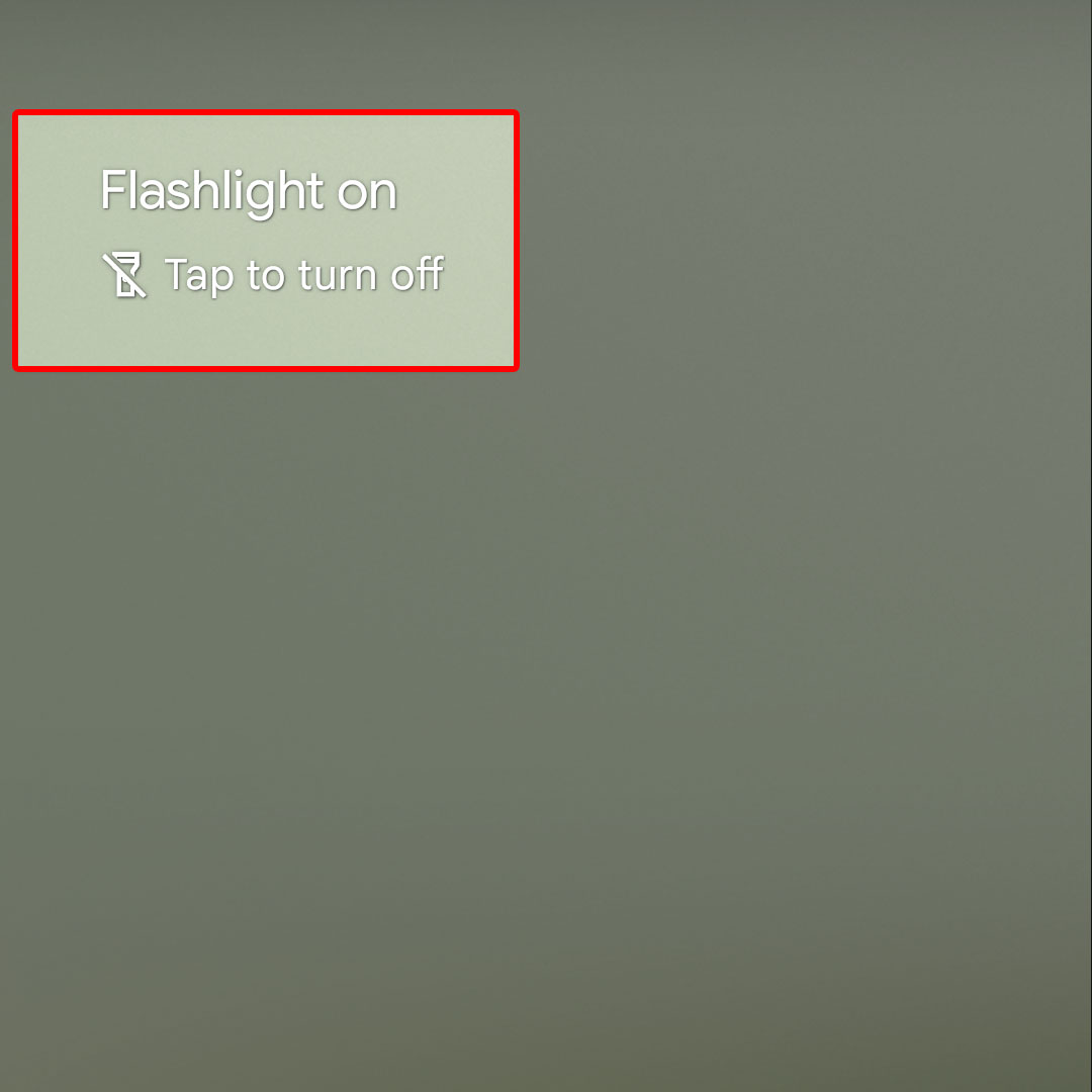 turn on google pixel7 flashlight5