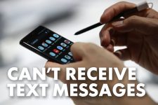 galaxy s22 cant receive text sms