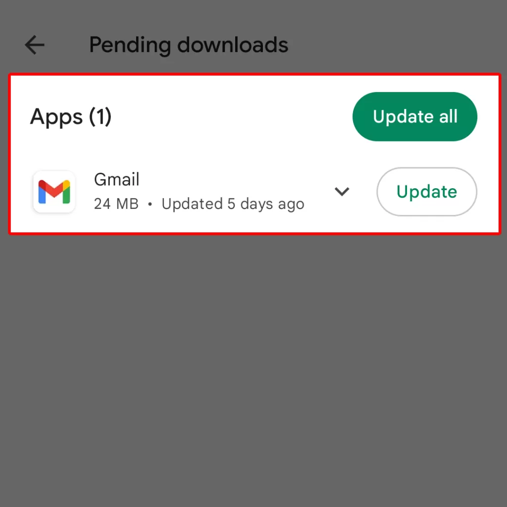 check for app updates google pixel update all