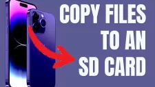copy files from iphone to sd card