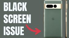fix google pixel black screen issue