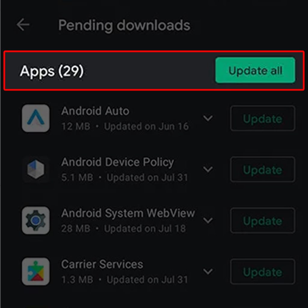 fix google pixel lagging issue update apps