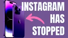fix instagram has stopped error iphone