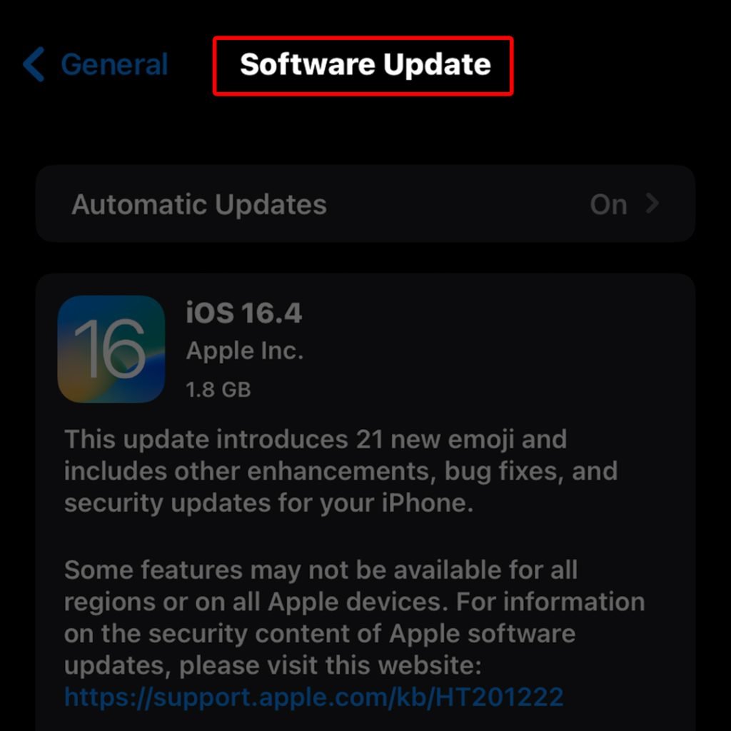 fix iphone screen flickering issue software update