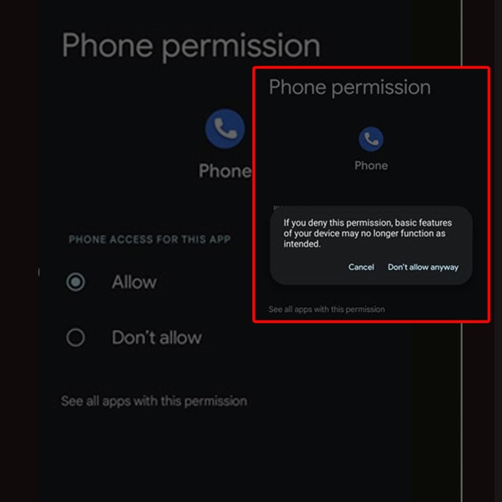 fix video call not working google pixel manage app permissions