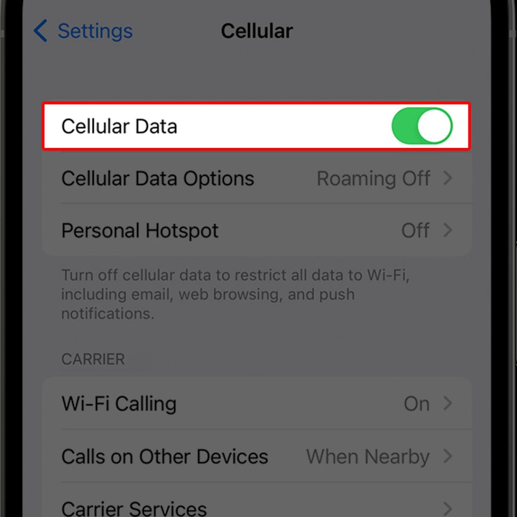 iphone mobile data not working cellular data