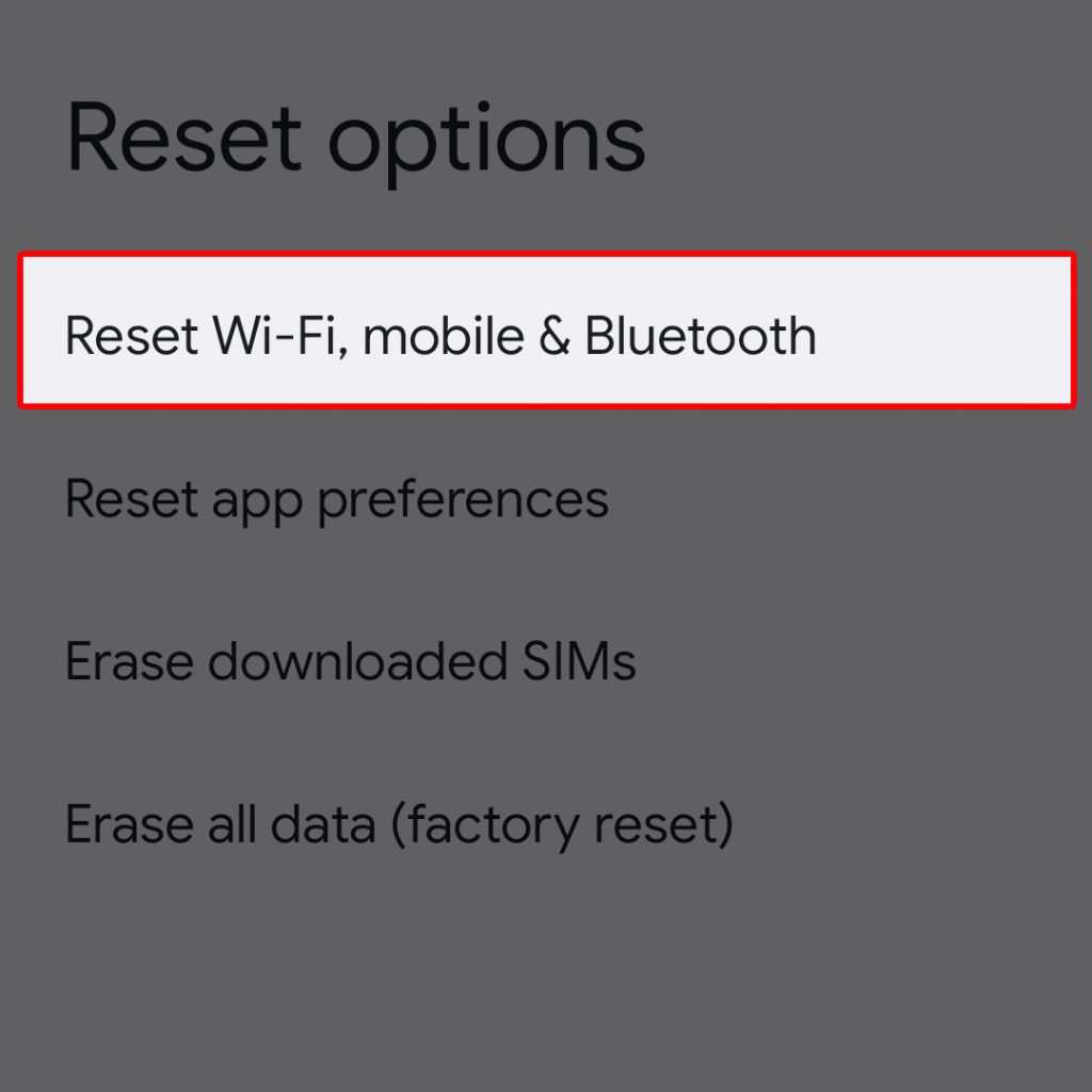 Poor Wi-Fi Connection Affecting Google Pixel Performance 3 reset network settings google pixel rwb