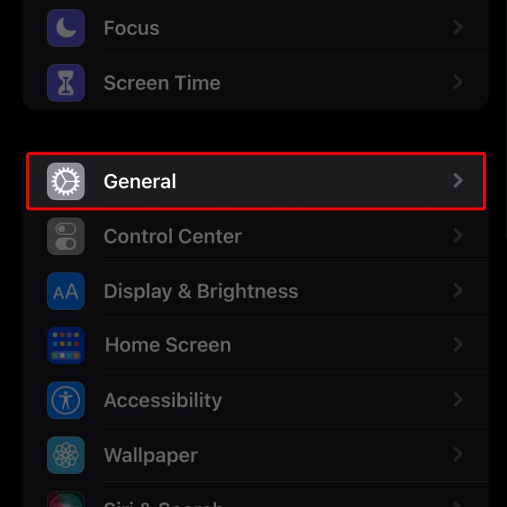 reset network settings iphone general