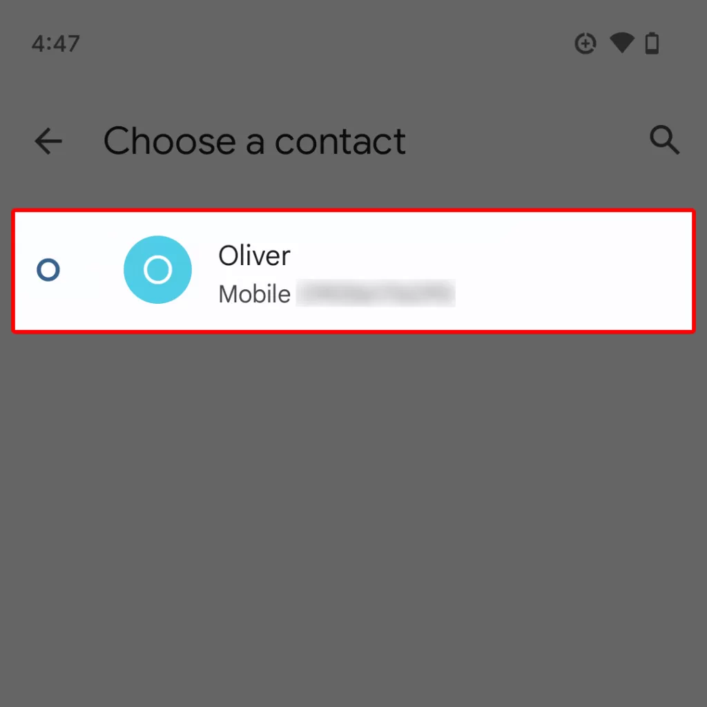 set speed dial contact google pixel choose contact1