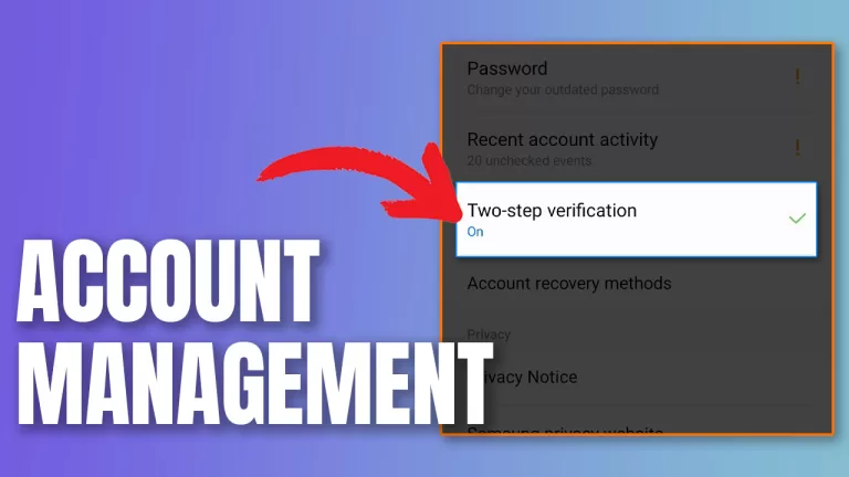 Samsung Galaxy Account Management and Security