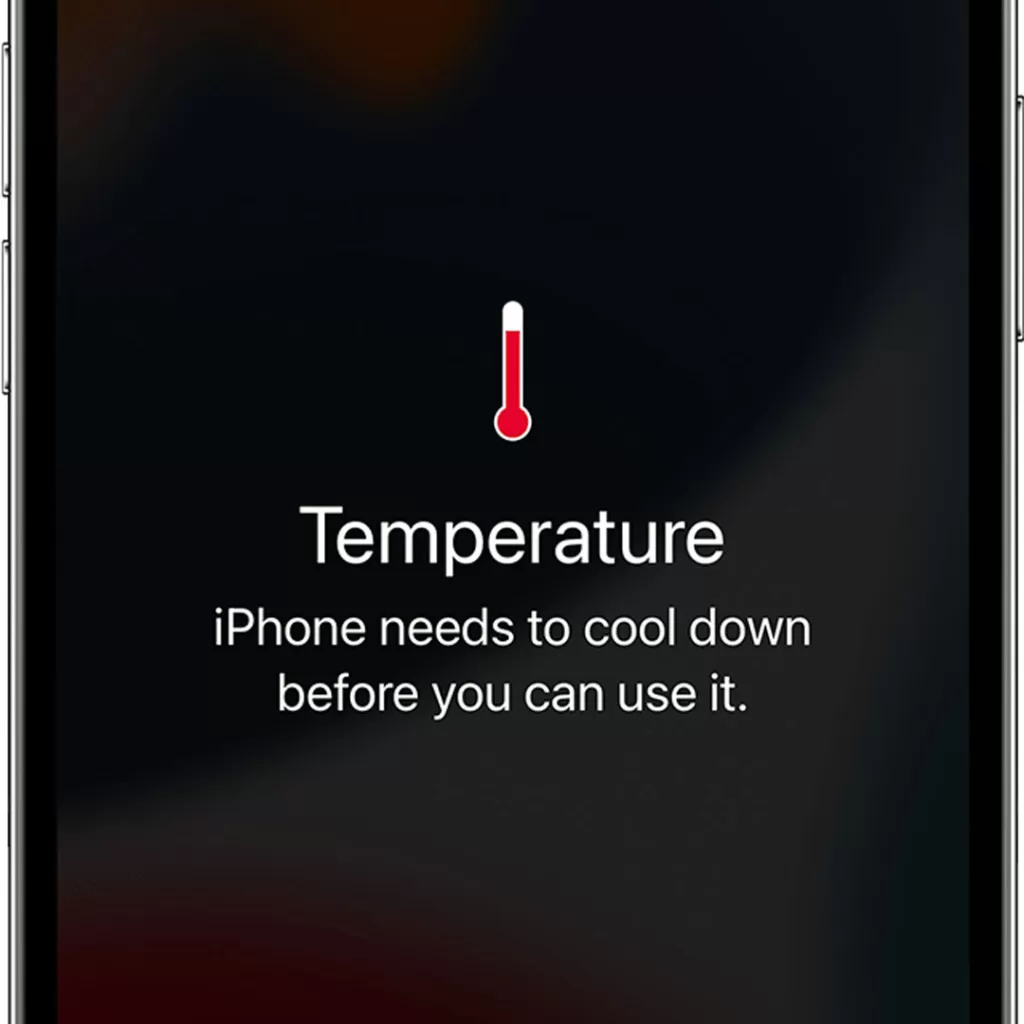 apple iphone high temperature