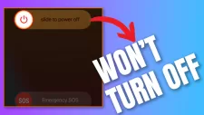 apple iphone slide to power off not working