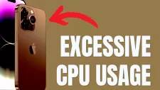 excessive cpu usage iphone
