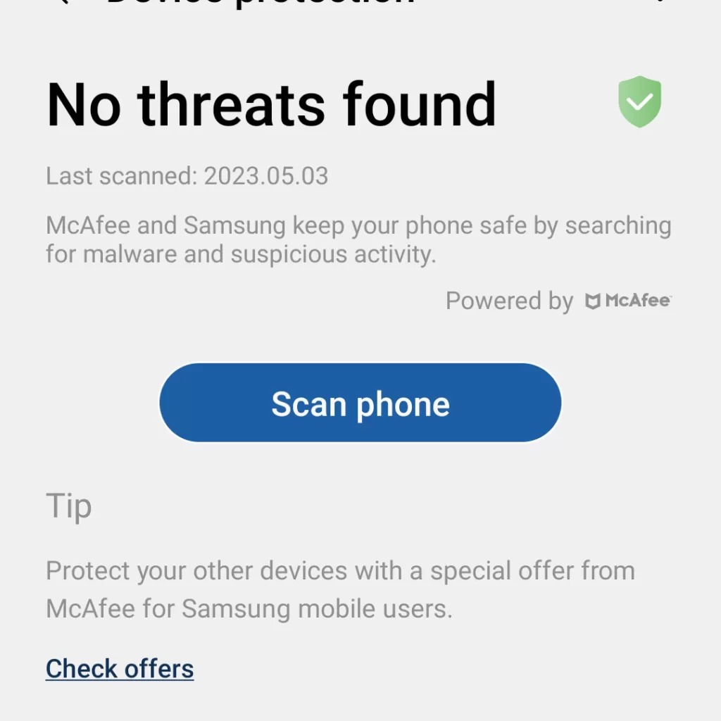 samsung galaxy device protection