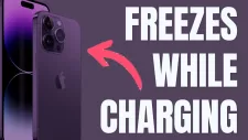 iphone freezes while charging
