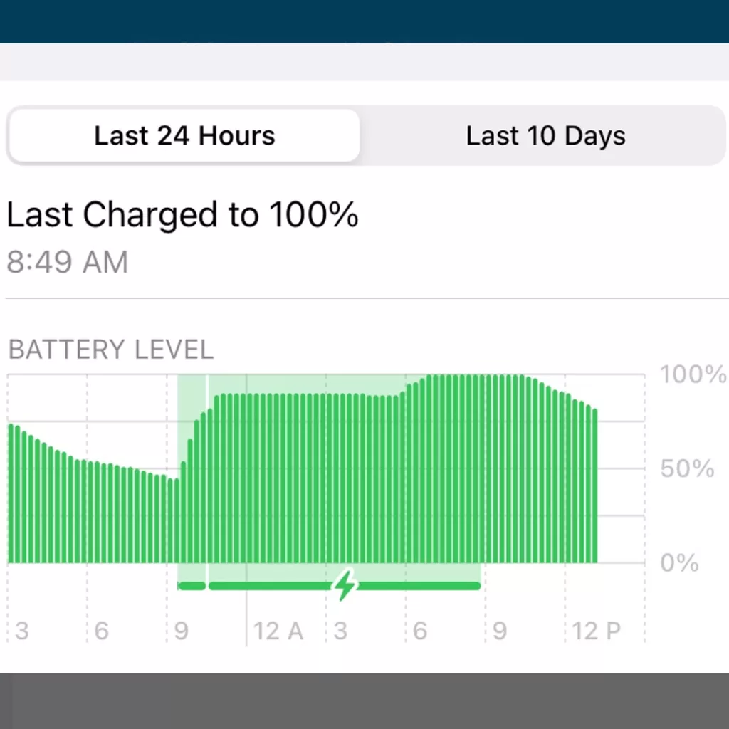 iphone freezes while charging overcharging