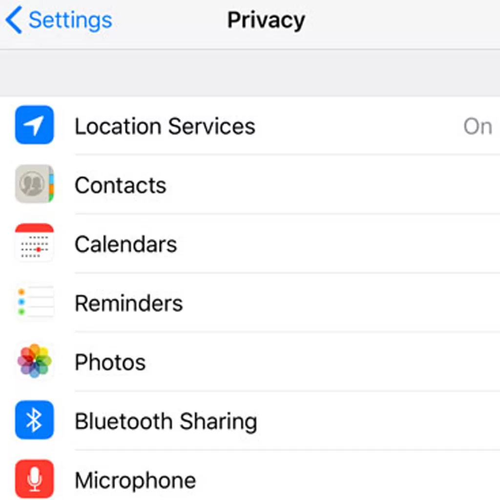 prevent iphone app tracking privacy