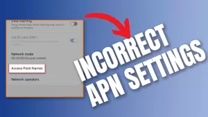 Incorrect APN Settings Preventing MMS Connectivity on Samsung Galaxy