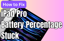 iPad Pro Battery Percentage Stuck