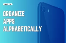 ogranize iphone apps alphabetically