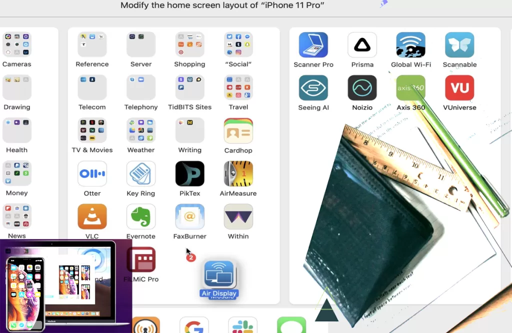 organize iphone apps on computer