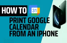 print google calendar from iphone