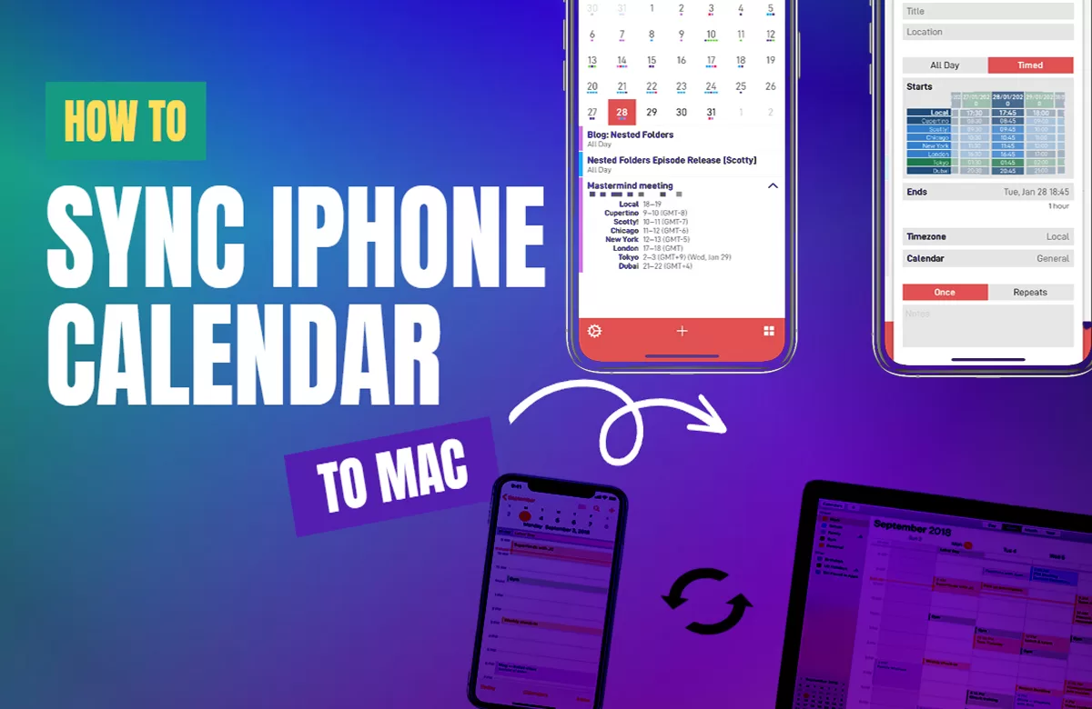 StepbyStep Guide to Sync iPhone Calendar to Mac