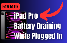 iPad Pro Battery Draining While Plugged In