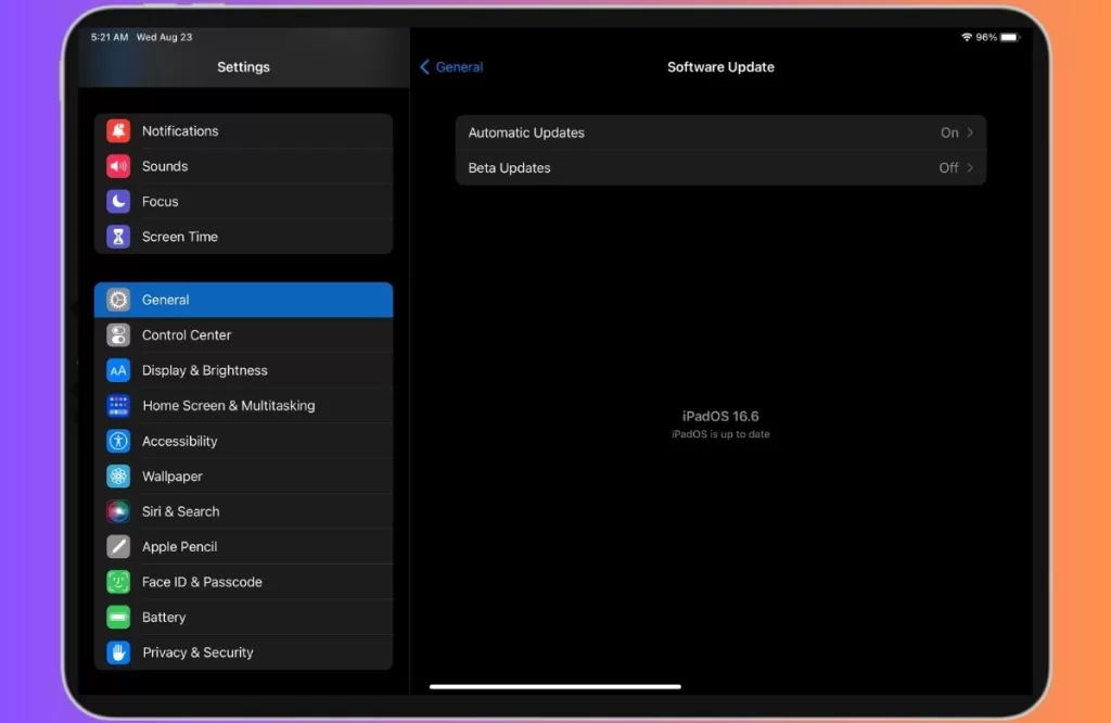 How to Fix iPad Pro Camera Freezing and Crashing Issues 1 pdate your iOS version