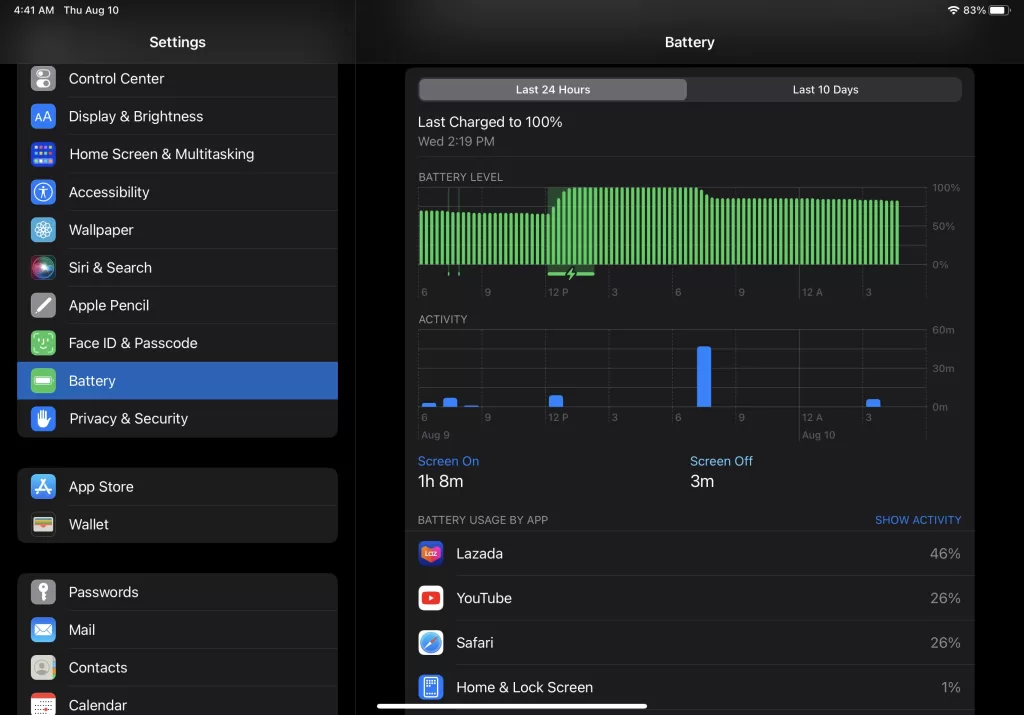 Check Battery Health with Diagnostics