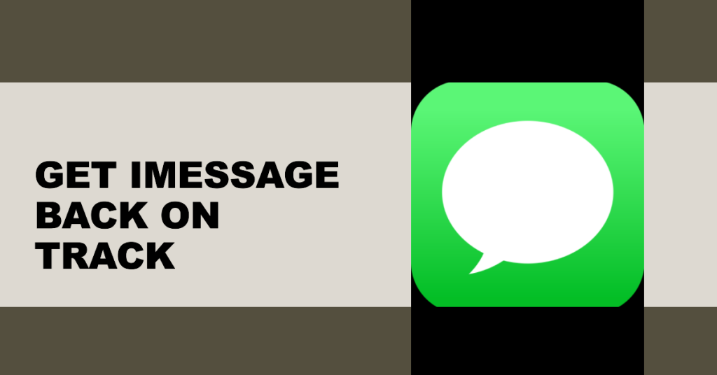 Restart iMessage