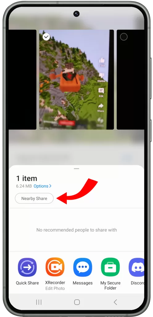 Nearby Share on Galaxy S23
