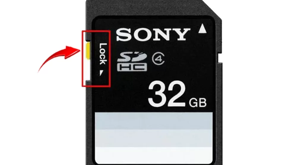 SD card r/w switch