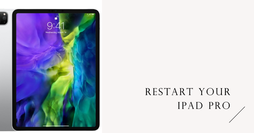 Restart Your iPad Pro