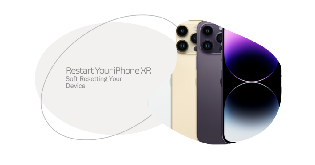 Soft reset your iPhone XR